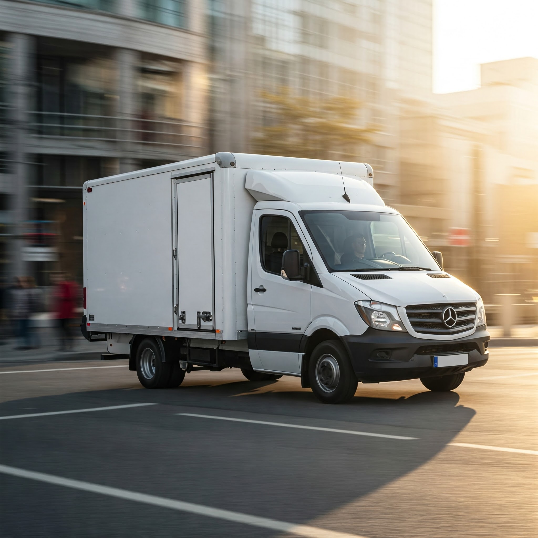 Speadia White Cargo Van for Rent